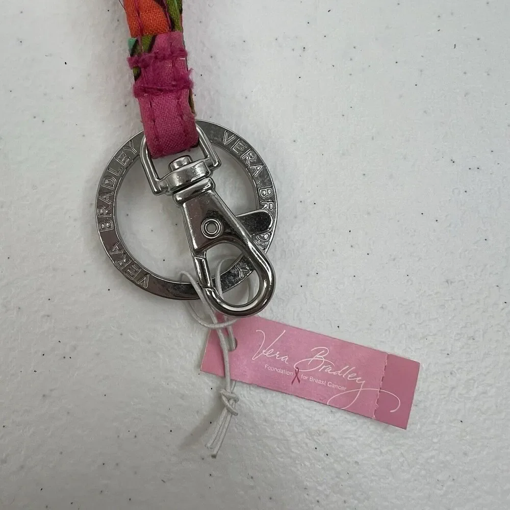 Vera Bradley Women's Cotton Lanyard Pink Swirl‎ 14312-179 Original Tags Travel